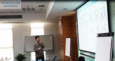 国家分子医学转化科学中心（西安）-国家抗体药物手艺中心主任/首席科学家秦民民博士作《抗体的宿世今生与展望》主题演讲