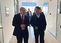 浦东新区管小军副区长一行来CC网投考察指导事情