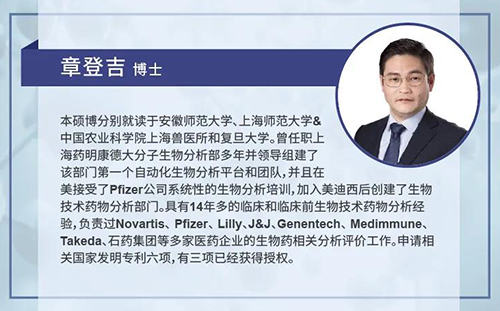 CC网投生物手艺药物剖析部主任章登吉博士