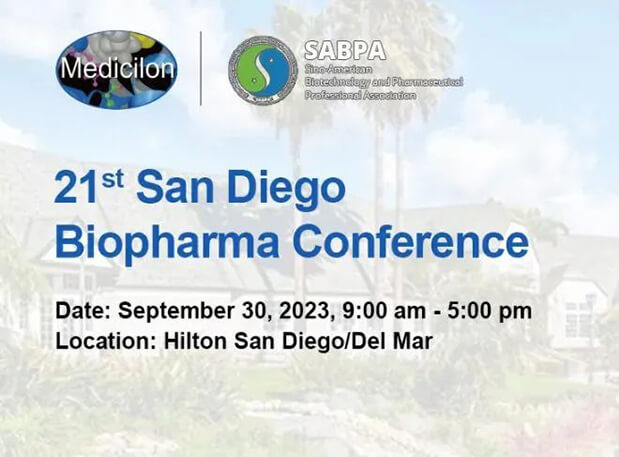 9月30日，，，，CC网投陈春麟博士将出席第21届圣地亚哥生物制药大会